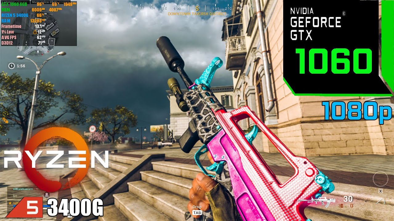 Call of Duty : Warzone Battle Royale | GTX 1060 6GB (RayTracing OFF Maximum settings)