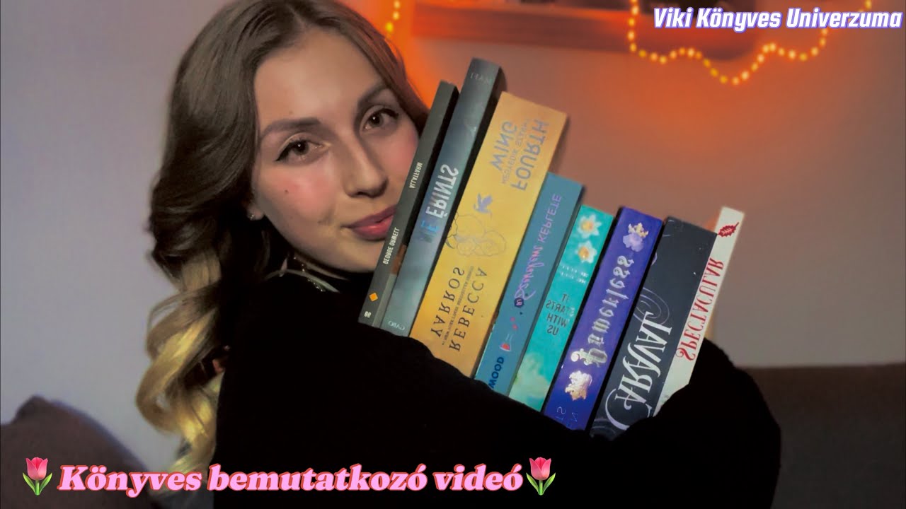 K&ouml;nyves bemutatkoz&oacute; vide&oacute;🌷 I BookTag🌷