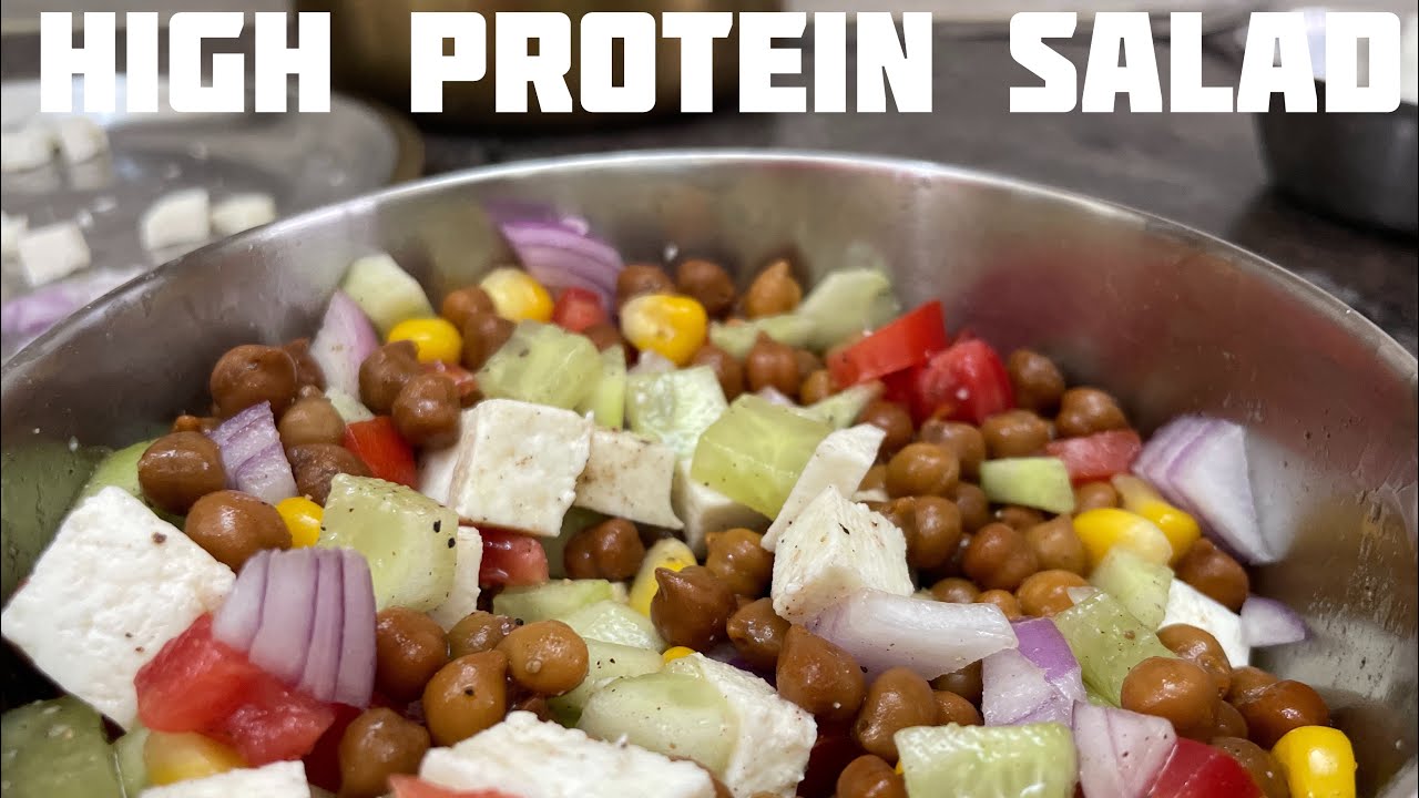 High protein salad #punjabdiaries #food #healthy #recipe #protein #saladrecipe #protienrich #diet