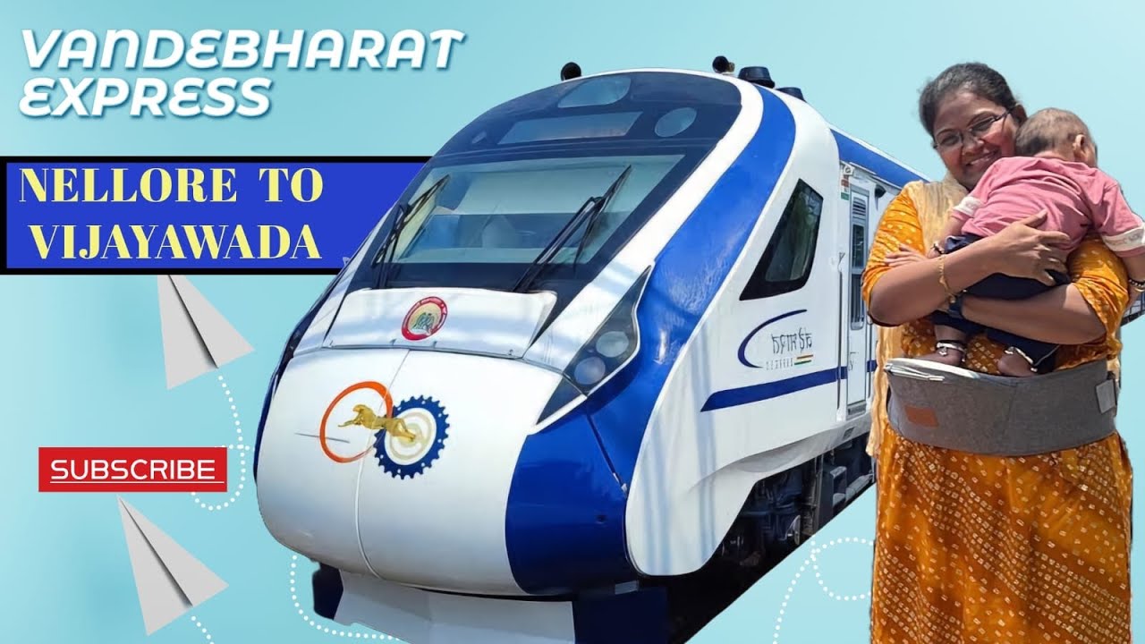 Nellore to vijayawada Vande Bharat Express Full Train Journey || Teluguvlog #youtubevideos