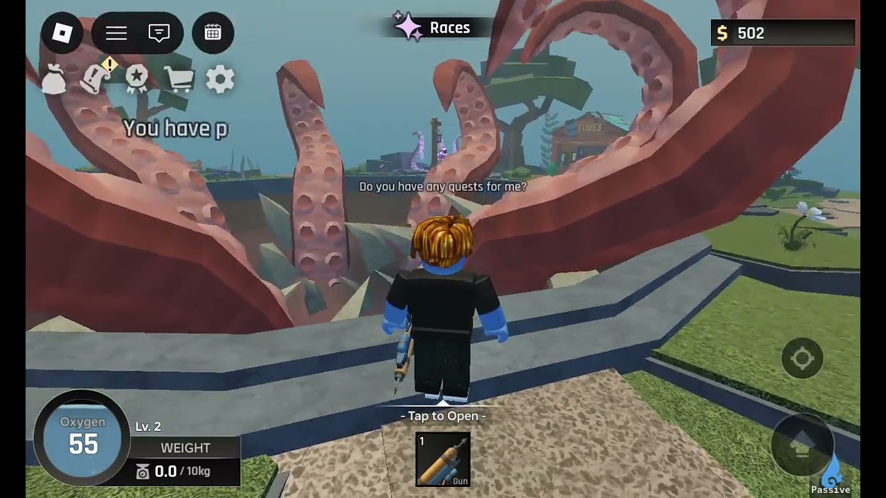 Playing a abss