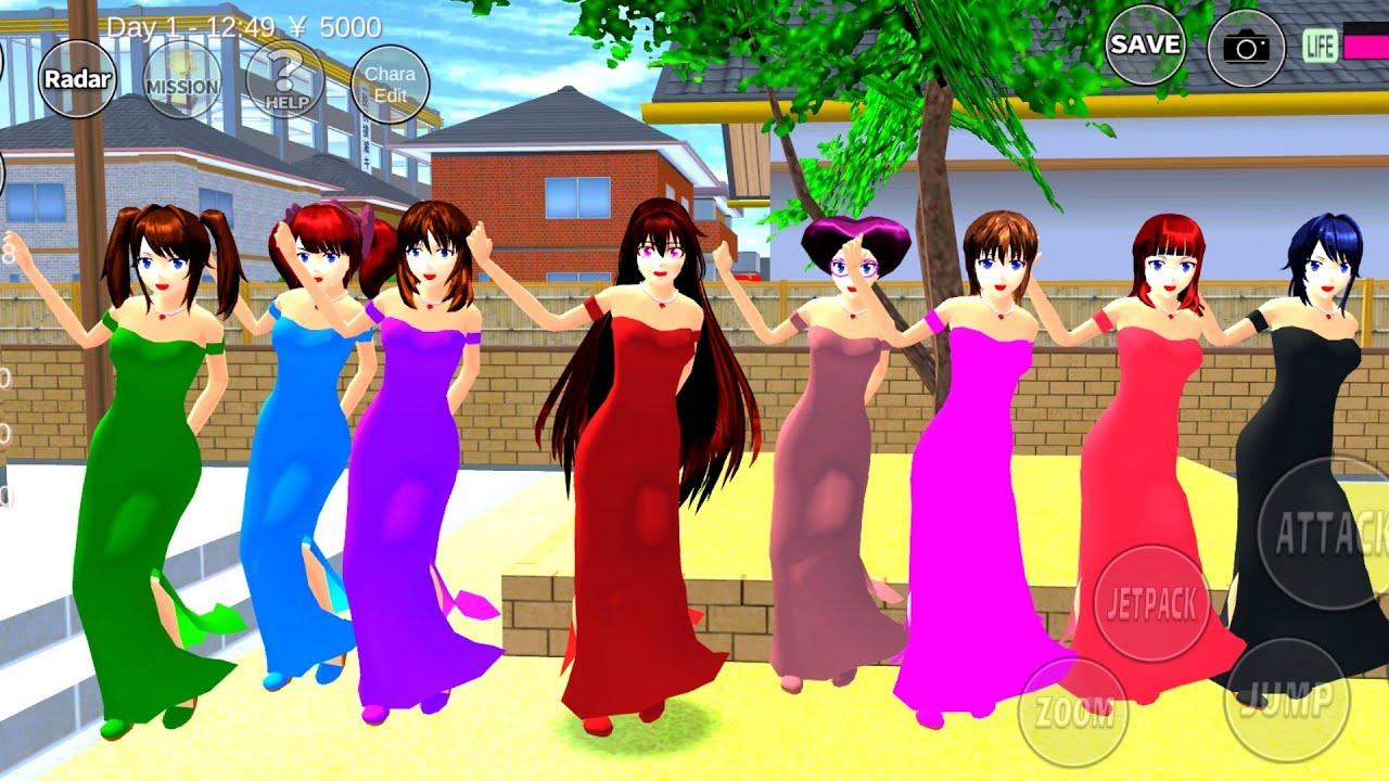 How To Dance💃Mist in Sakura School Simulator!||Sakura School Simulator Dance Mist!#youtube #video 