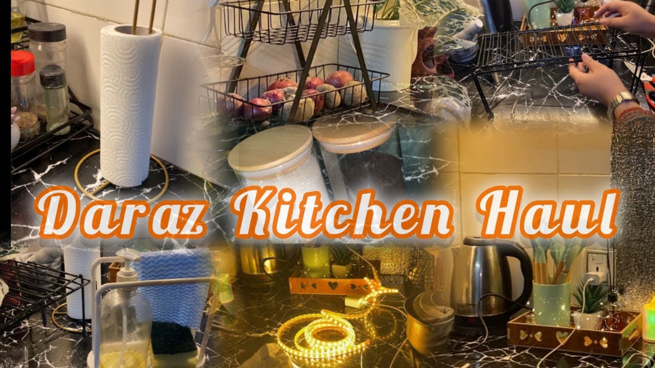 Daraz Kitchen Haul✨|| Cute Daraz Finds😍 ||kitchen Makeover with Daraz ||