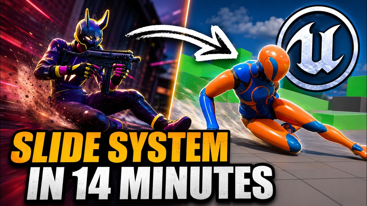 SLIDE System (Physics-Based) In 14 MINUTES | Unreal Engine 5.7