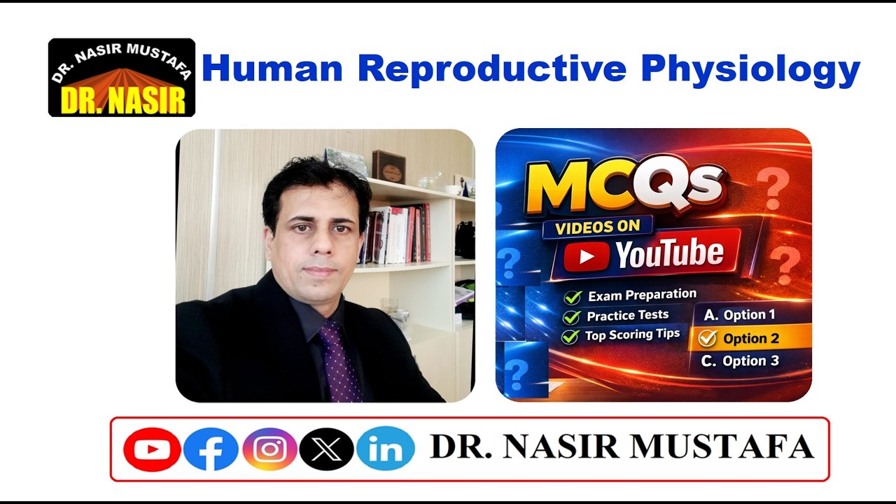 📚 MCQs on Physiology of Human Reproductive Function | Medical Students & Exam Preparation