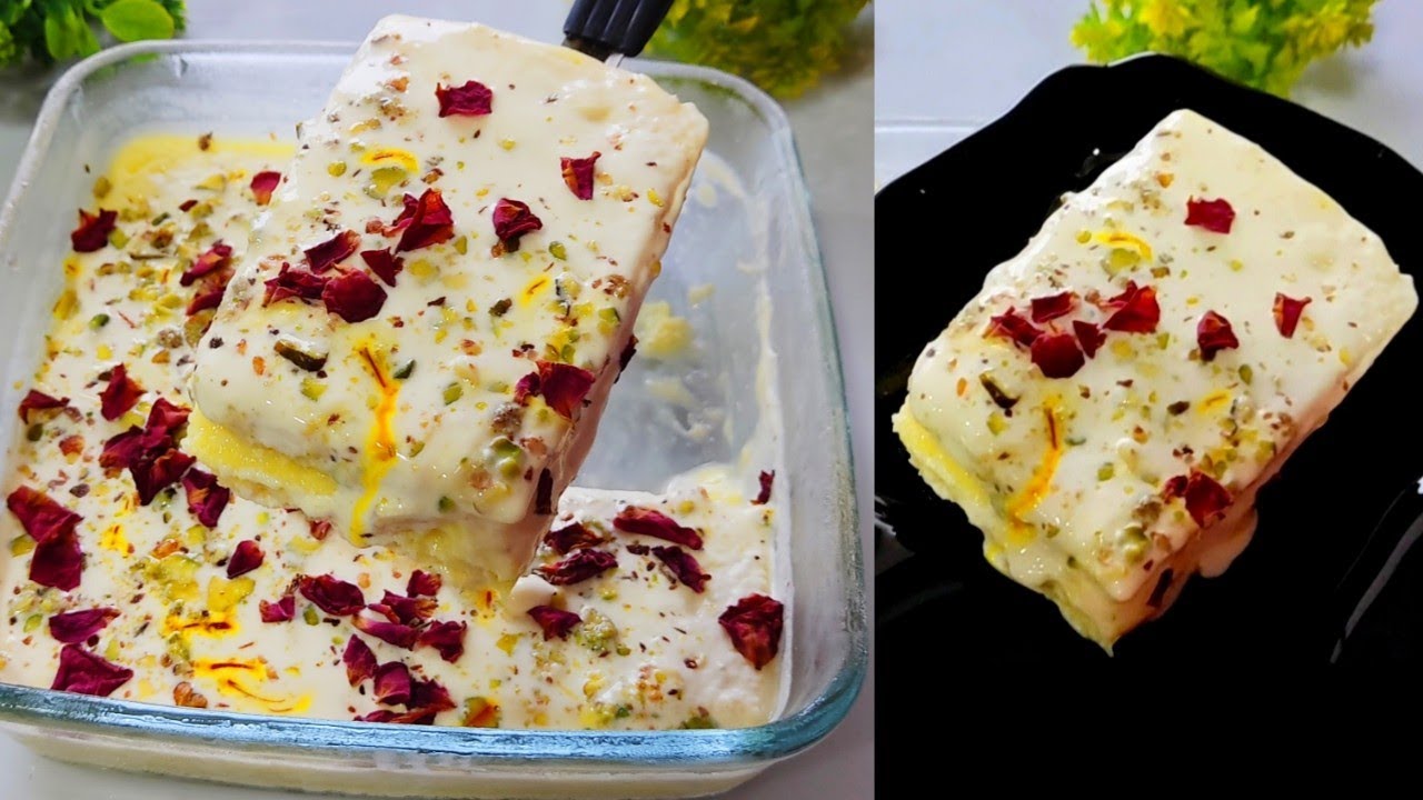होली स्पेशल ठंडा ठंडा Dessert इसके सामने मिठाई icecream भी फेल है l Rabdi Rasmalai Dessert Recipe 