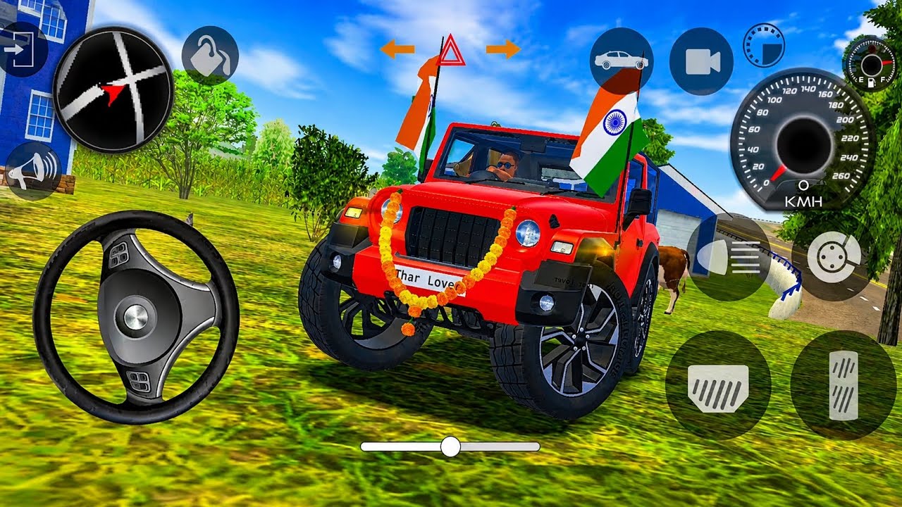 Modified Mahindra Thar Car Games: Indian Cars (Gadi Wala Game) - Car Game Android Gameplay 2026
