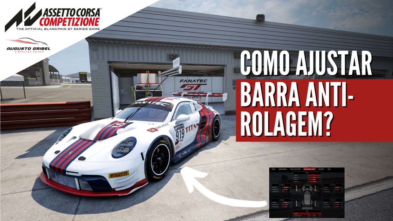 Guia de Setup #1: Barras Anti-rolagem | Assetto Corsa Competizione