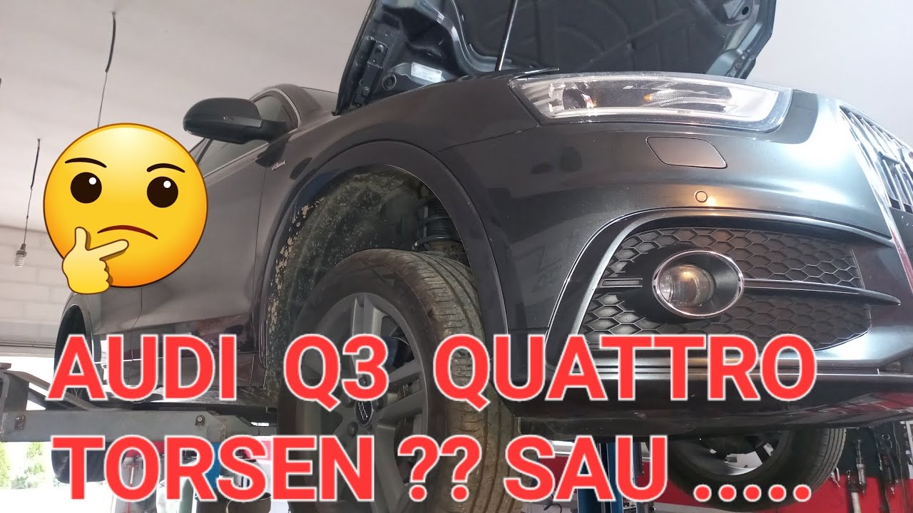 SCHIMB ULEI GRUP  SPATE SI HALDEX  AUDI Q3,VW TIGUAN ,ETC .CE TREBUIE SA STII....