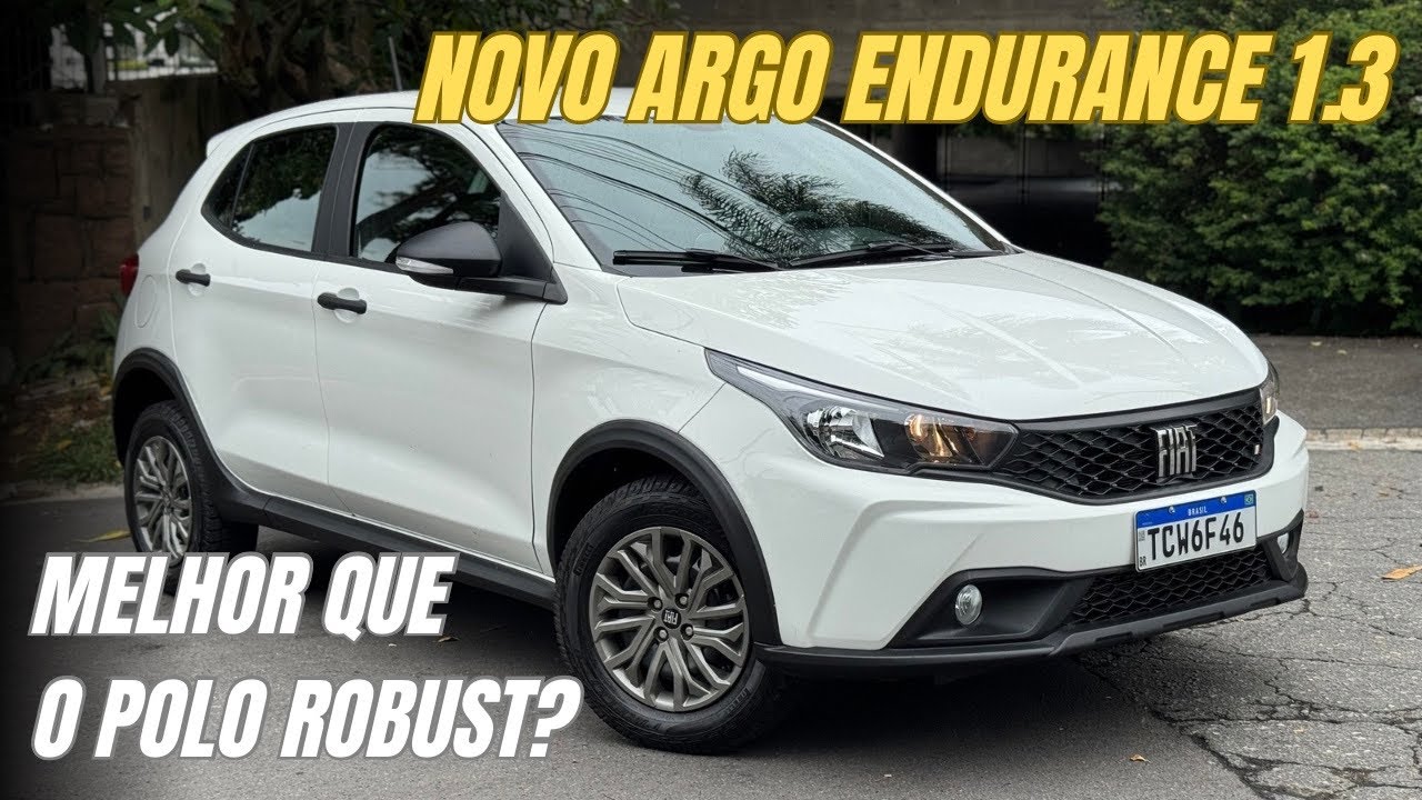 NOVO FIAT ARGO ENDURANCE 2025: melhor que o Polo Robust?