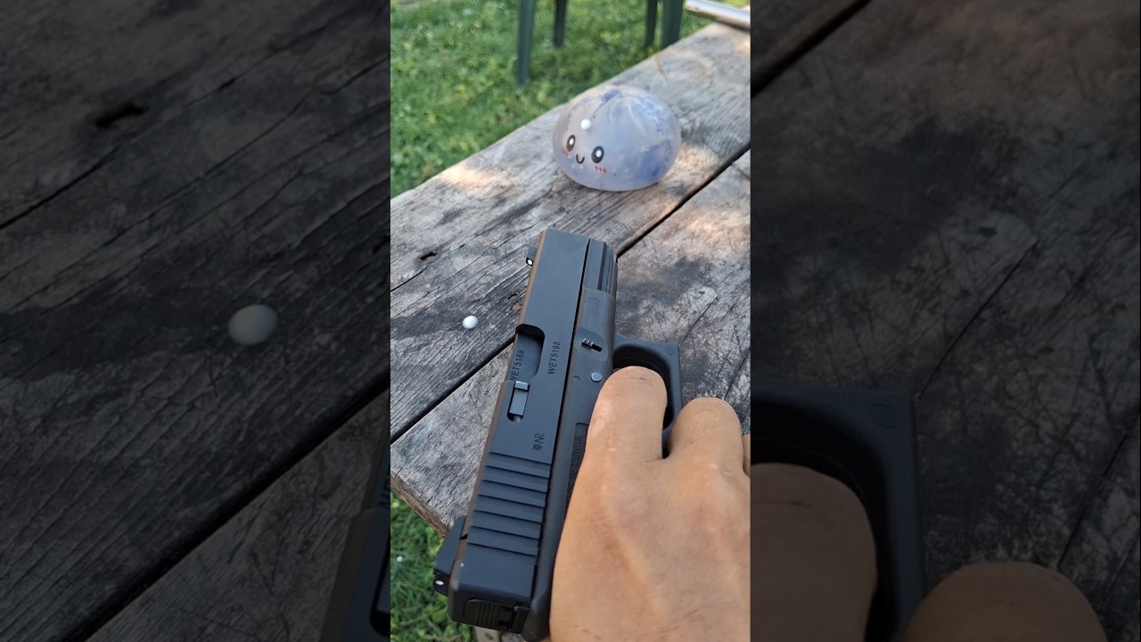 Glock Airsoft vs Squishy Dumpling