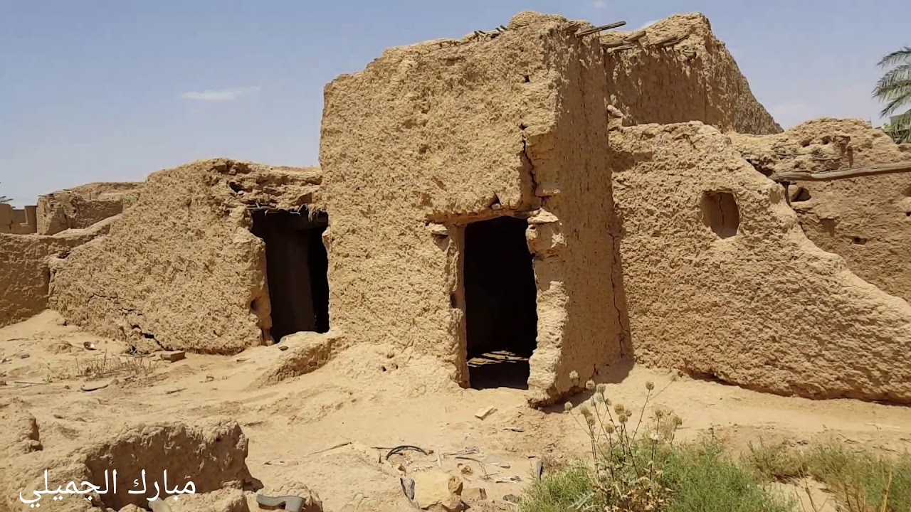 بيوت الطين في الفيضة بالسر القديمة