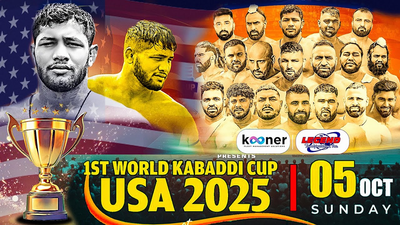 LIVE - USA World Kabaddi Cup 2025 - USA Kabaddi