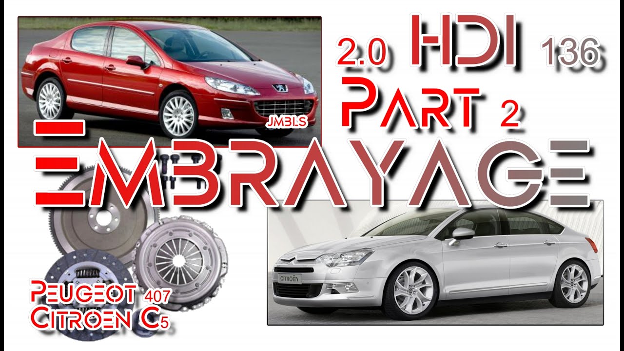 Changer un embrayage sur Peugeot 407/Citroën C5 2.0 HDI (part 2)