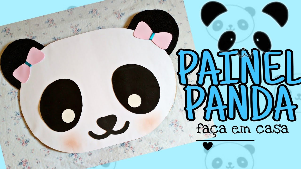 Como fazer um painel panda | Festa panda | Festa em casa
