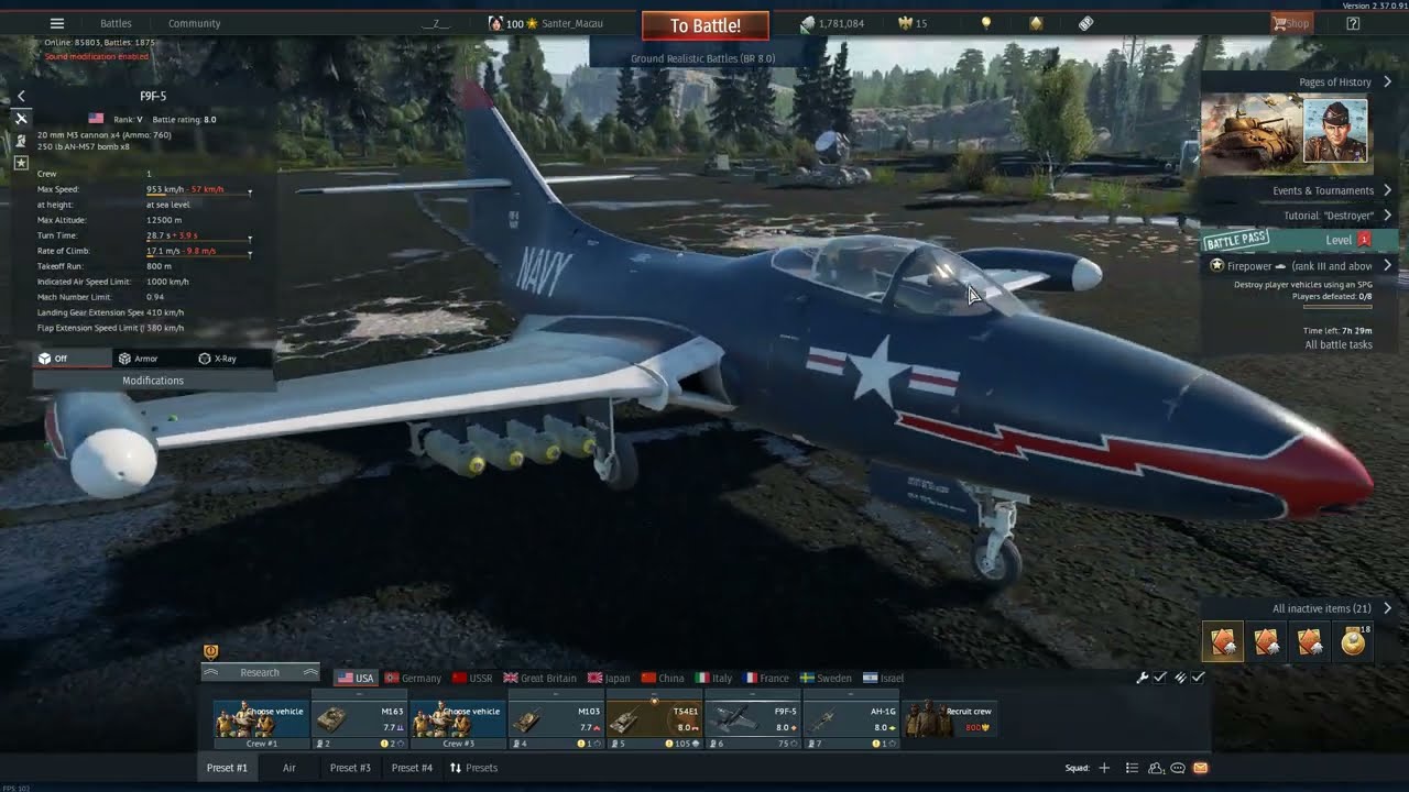 War Thunder sound mod test RB