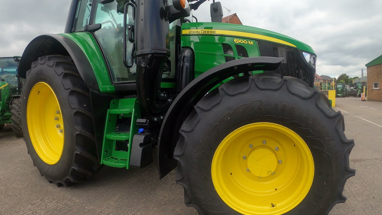 2021 John Deere 6100M 4.5 Litre 4-Cyl Diesel Tractor (111 HP)
