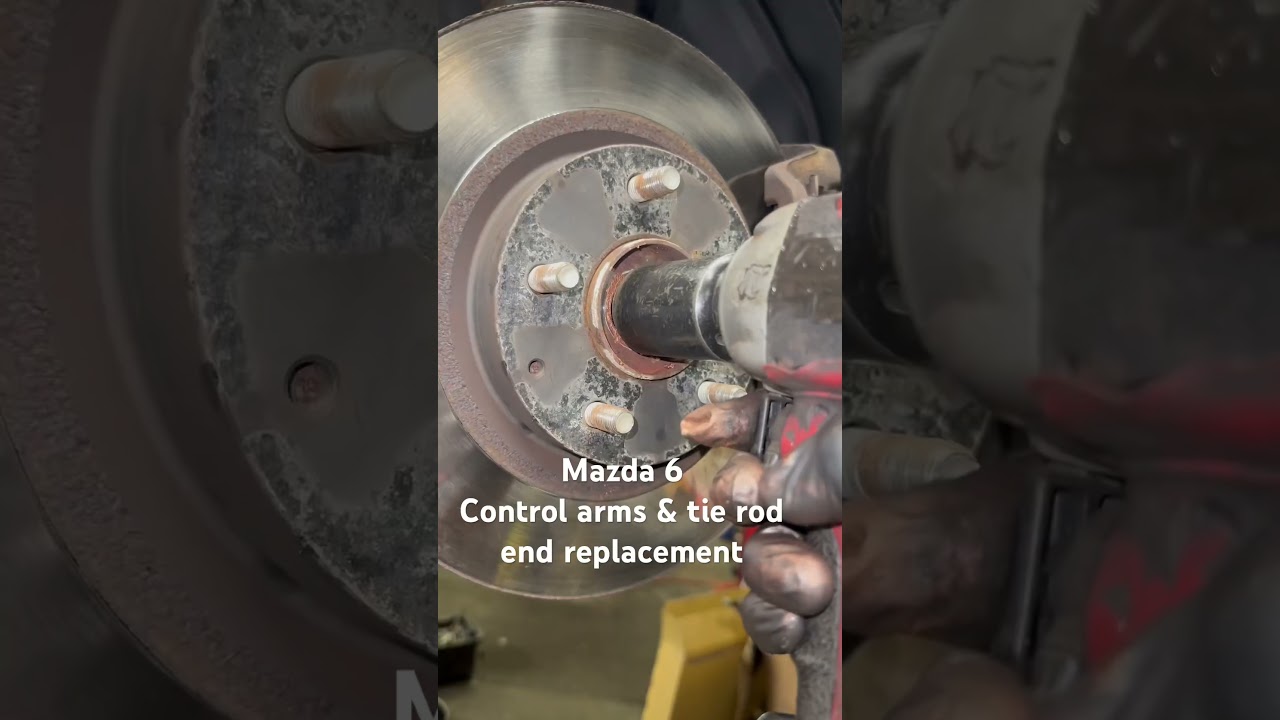 Mazda 6 control arms both sides and tie rod end right side replacement