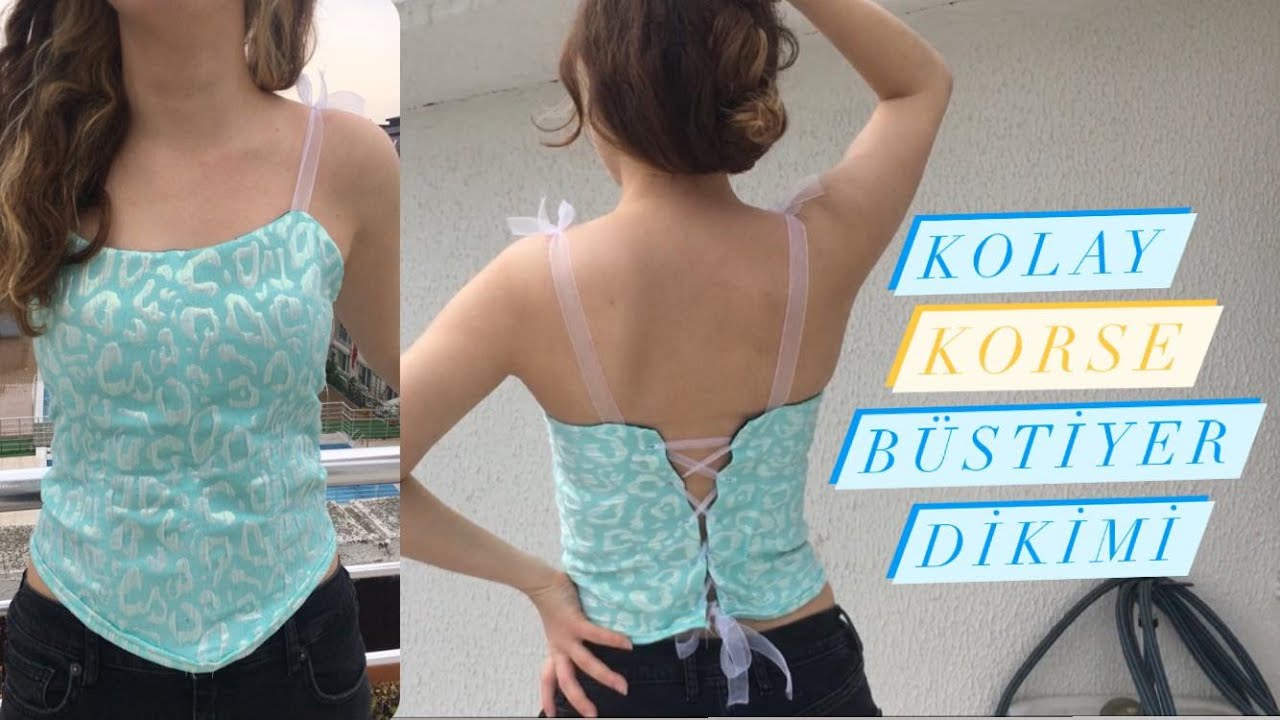 Kolay Korse Büstiyer Dikimi / Easy Corset Diy