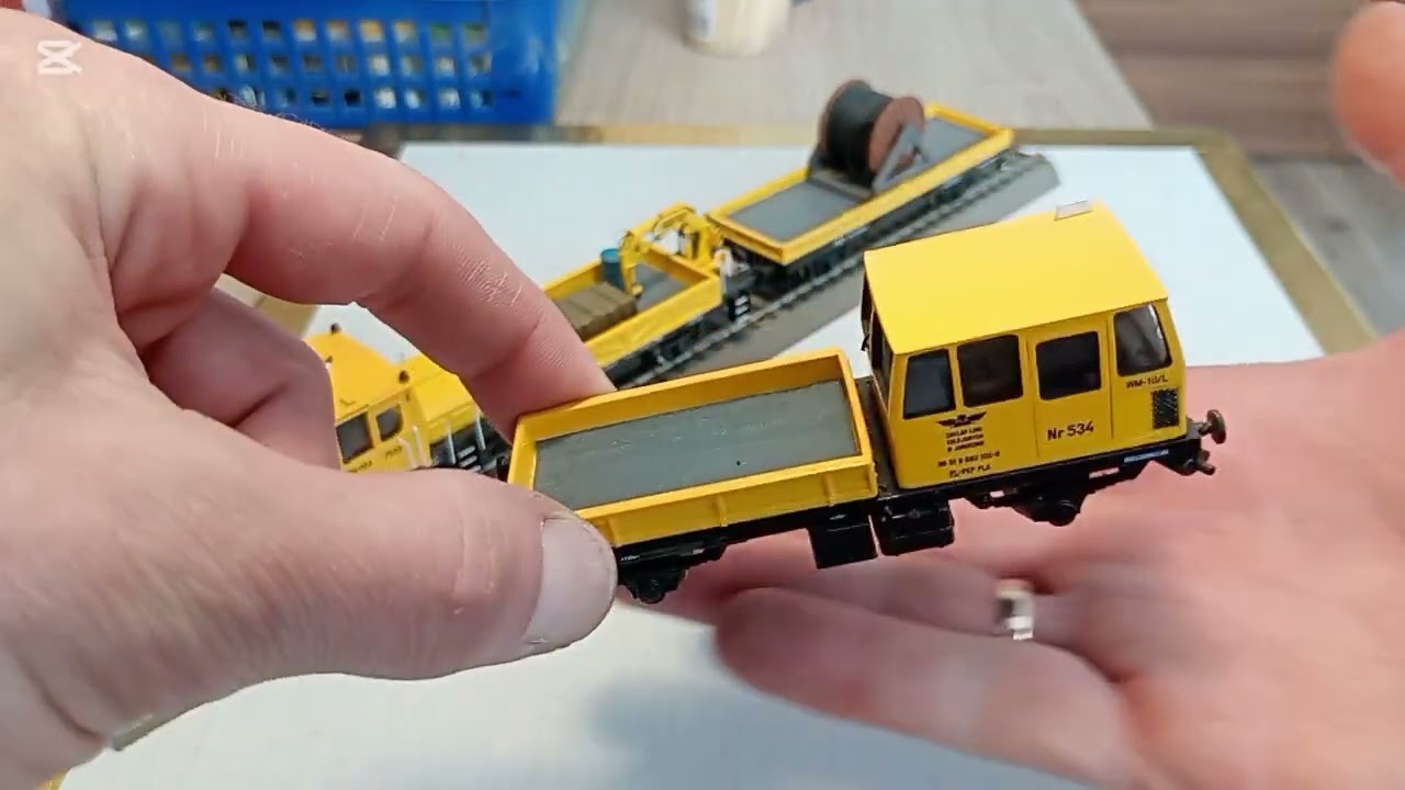 POJAZD CYWILNE Z DRUKU 3D 1:87 #viral #train #modeller #modelbahn #ho #hobby #truck #cars #makieta