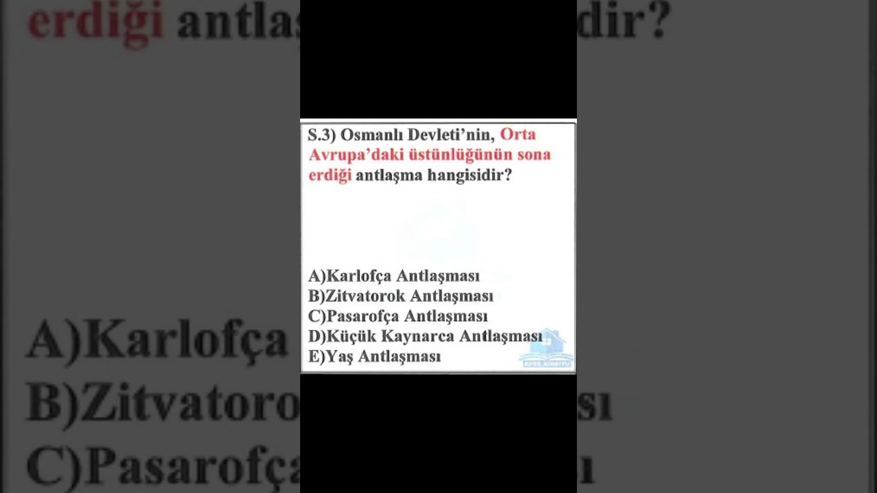 SORU ÇÖZÜM VİDEOLARI 