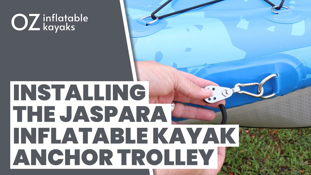 Jaspara Glue-On Anchor Trolley For Inflatable Kayaks