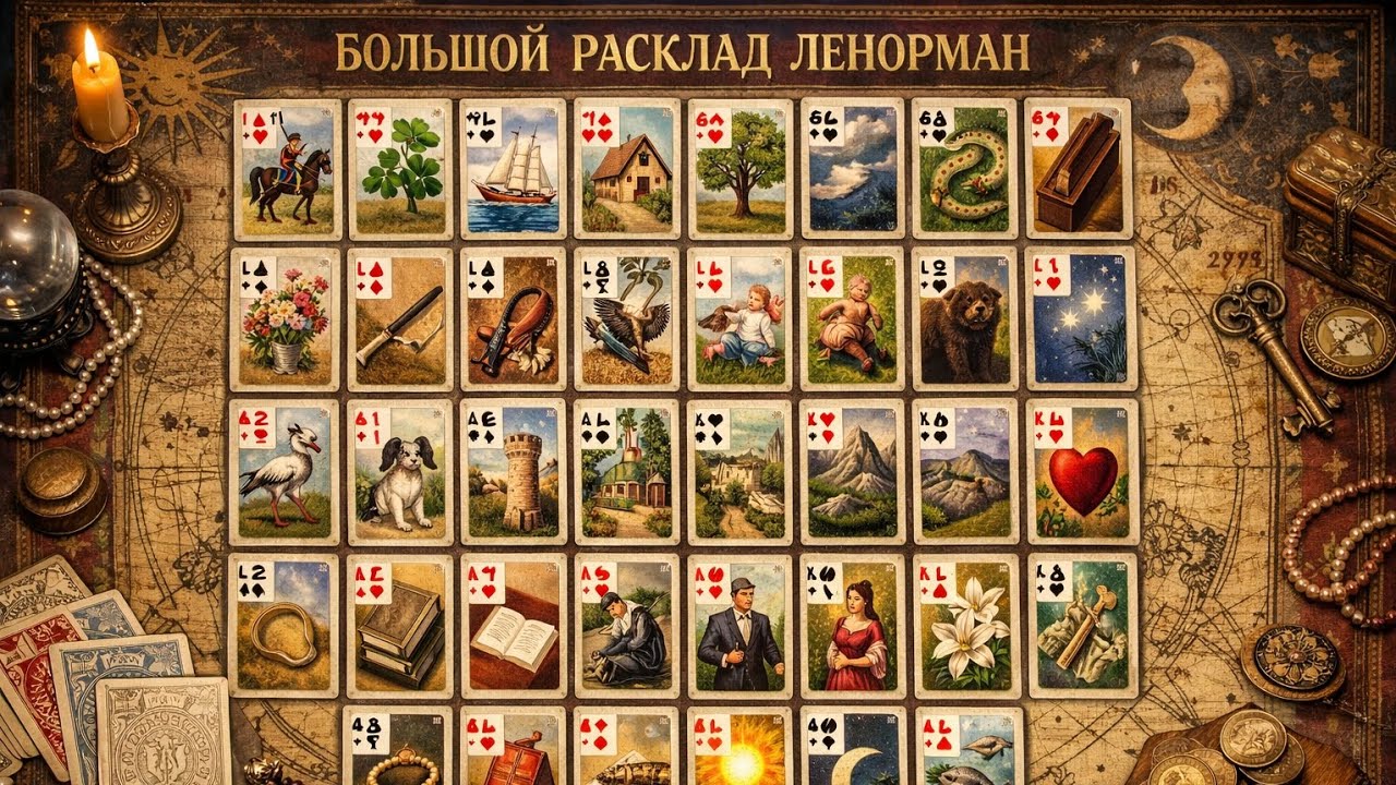 💯🌲🌲🌲 БОЛЬШОЙ РАСКЛАД ЛЕНОРМАН 👉 ОБЩИЙ РАСКЛАД НА 2026 ГОД 💐 💐💐♥️♥️♥️🌲🌲🌲