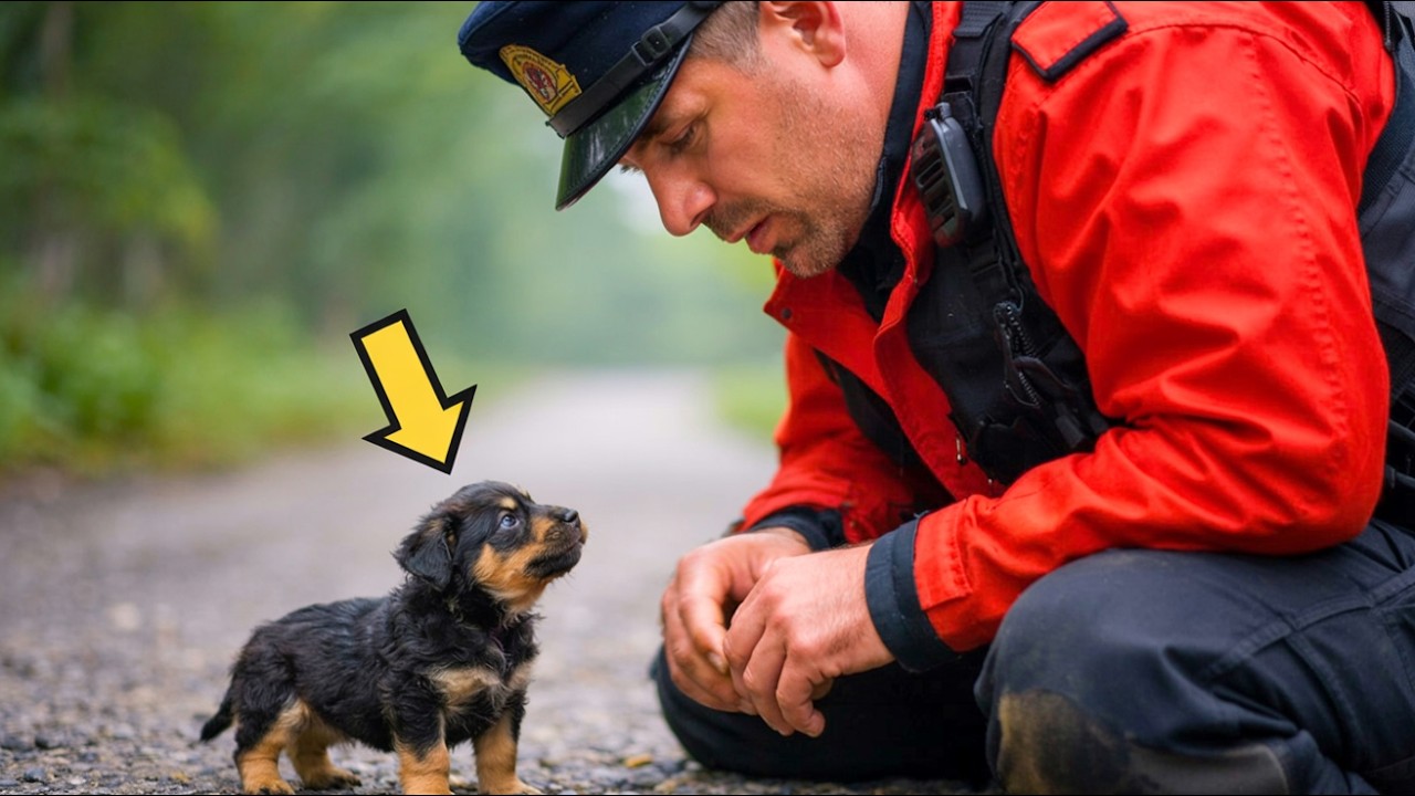 DER HUND FOLGT DEM POLIZISTEN… DER GRUND WIRD DIR DAS HERZ BRECHEN