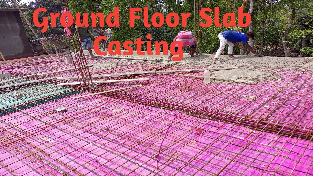 Ground Floor Slab Casting Live