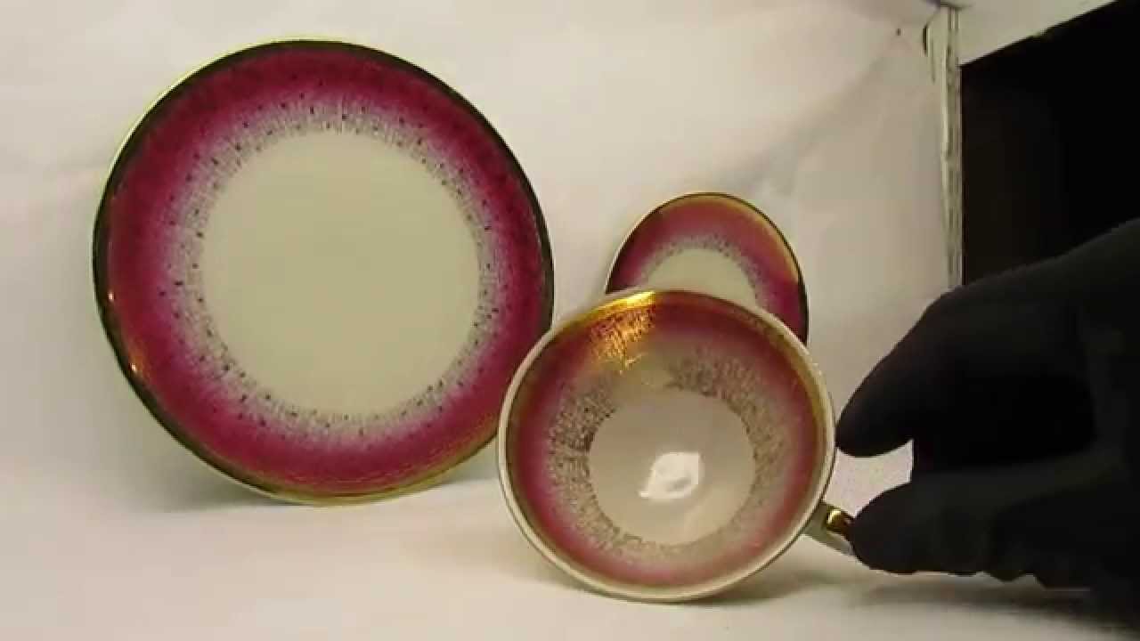 Vintage WINTERLING Bavaria TEA TRIO; CUP SAUCER & DESSERT PLATE SET