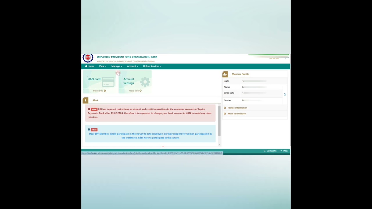 Joint declaration in pf #2024 #online#tamil #pf