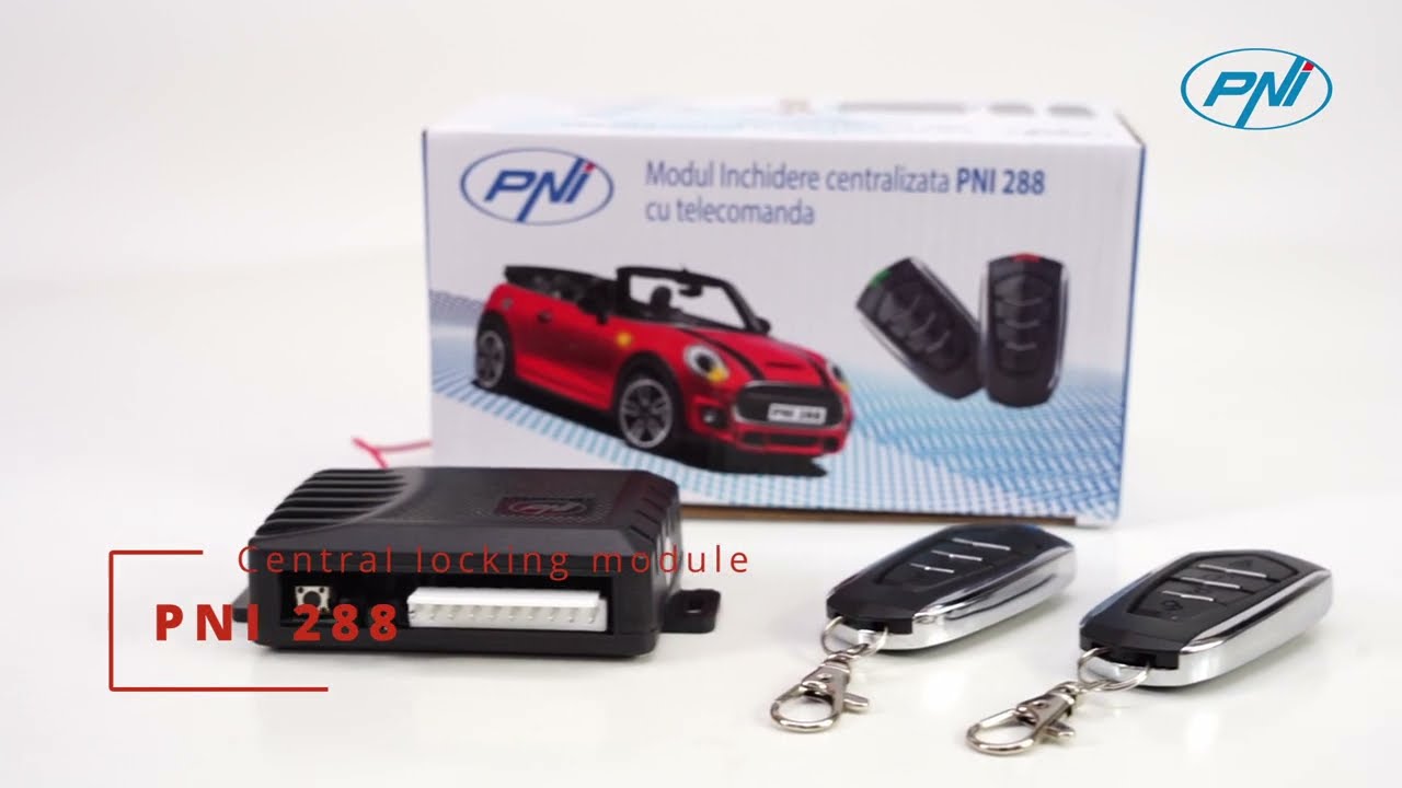 Central locking module, car keyless entry system with remote ENG