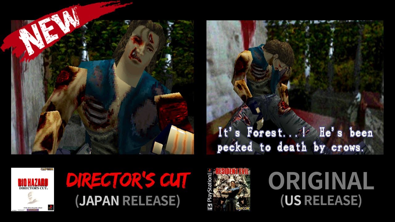[NEW] Resident Evil (1996): Director's Cut vs. Original | Regional & Version Differences (PS1)