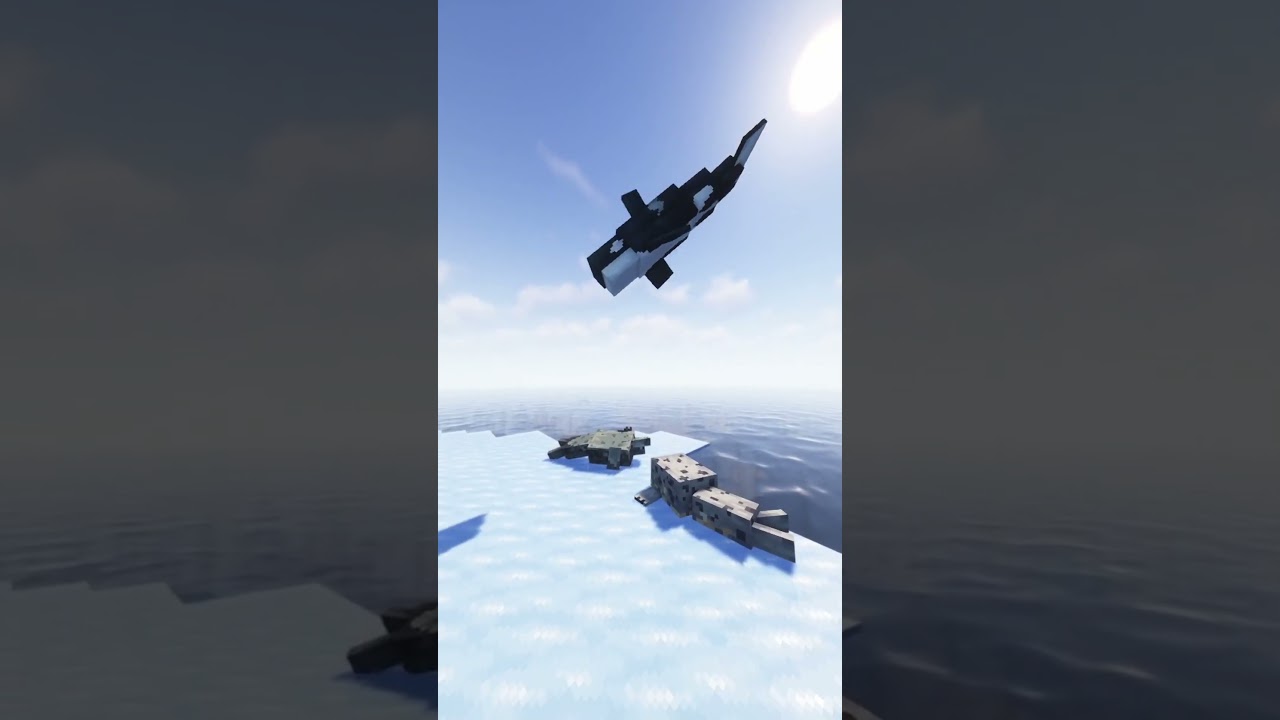 Orca in Minecraft! #shorts #minecraft