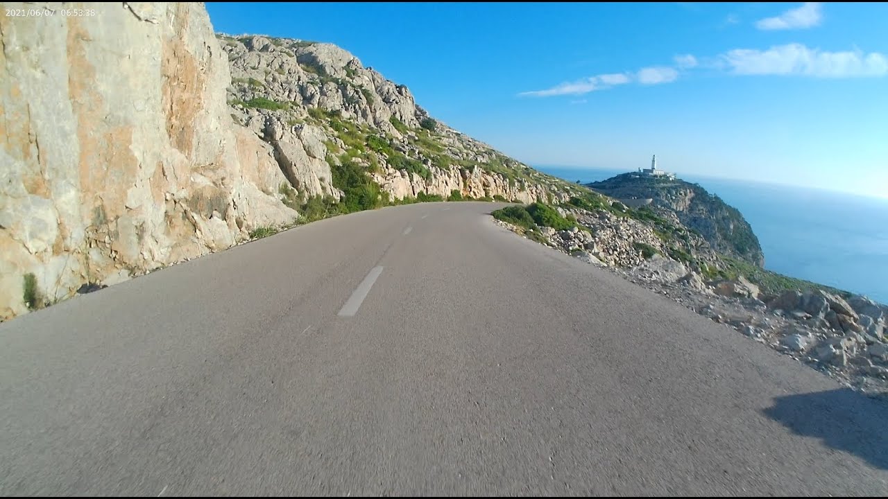 Cap Formentor mit dem Rennrad von Alcudia Mallorca/indoor cycling trainer