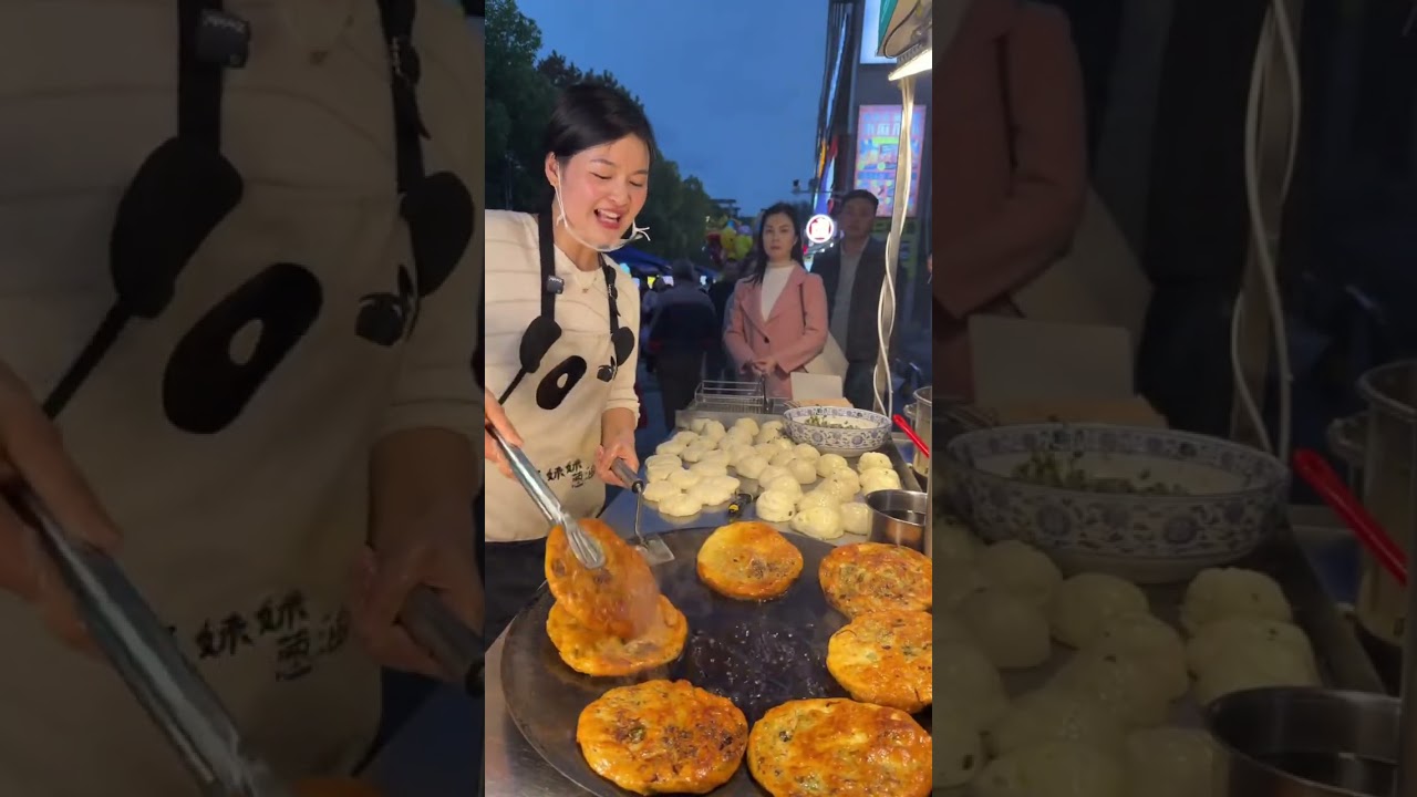 🔴 Live🔴Set up a stall and sell 1,000 scallion pancakes every day!的副本
