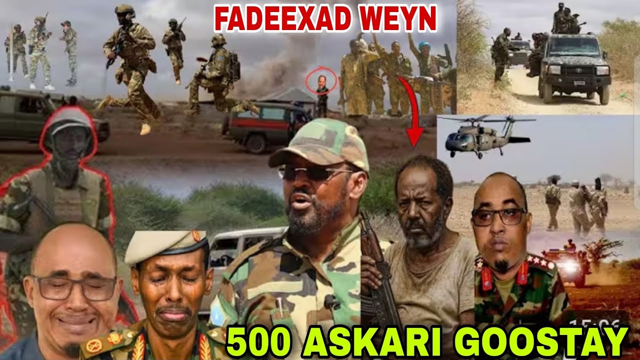 DEGDEG:DAAWO 500 ASKARI OO HADA GOOSTAY BARAAWE OO LAQABSADAY JUBALAND OO KUBIIRAY DAGAALKA