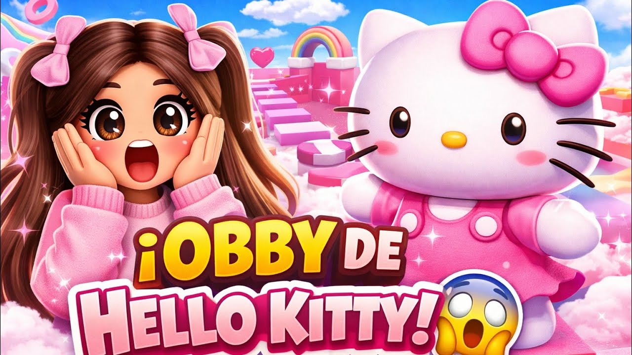 💗 El OBBY MÁS TIERNO de HELLO KITTY en Roblox