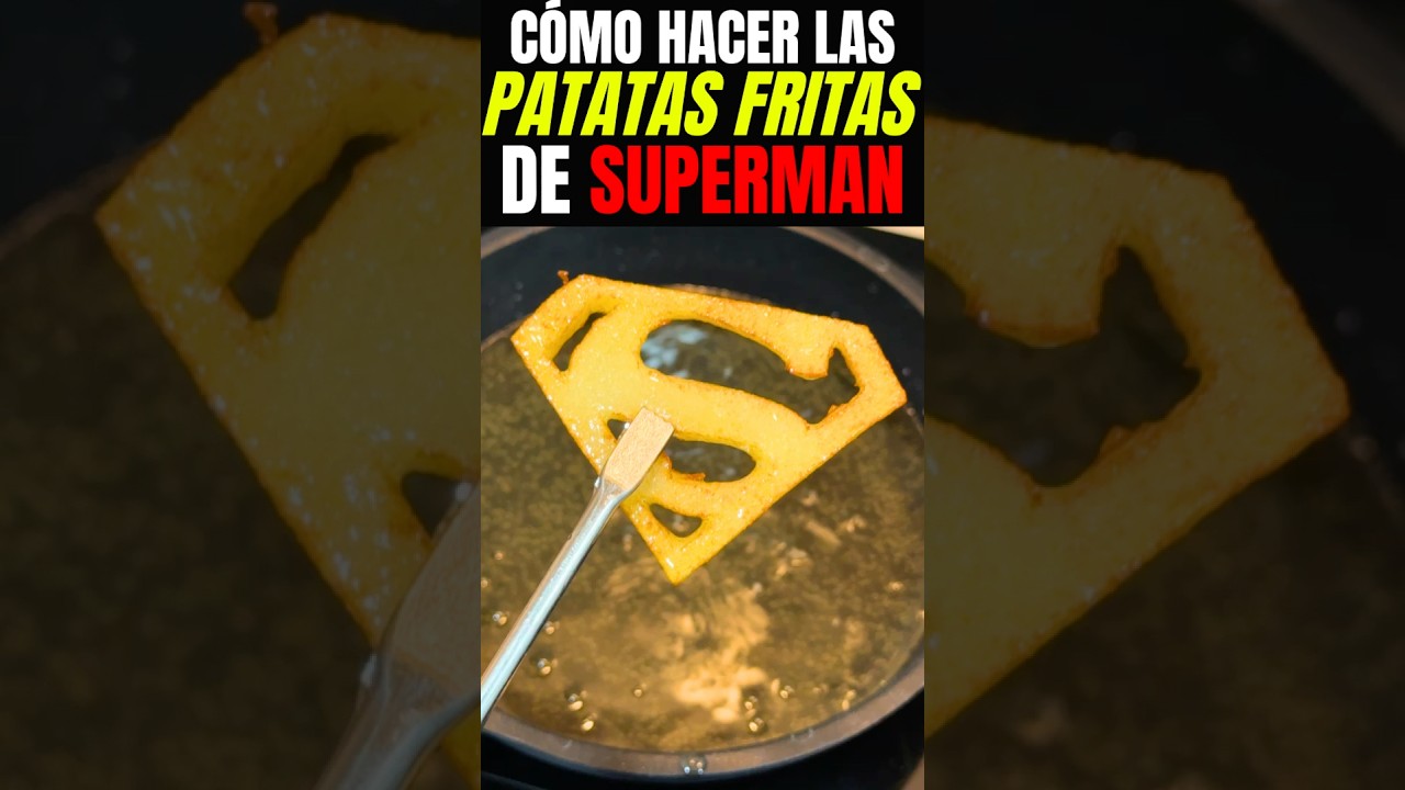 Cómo hacer las PATATAS FRITAS de SUPERMAN paso a paso (me salvaron la vida)