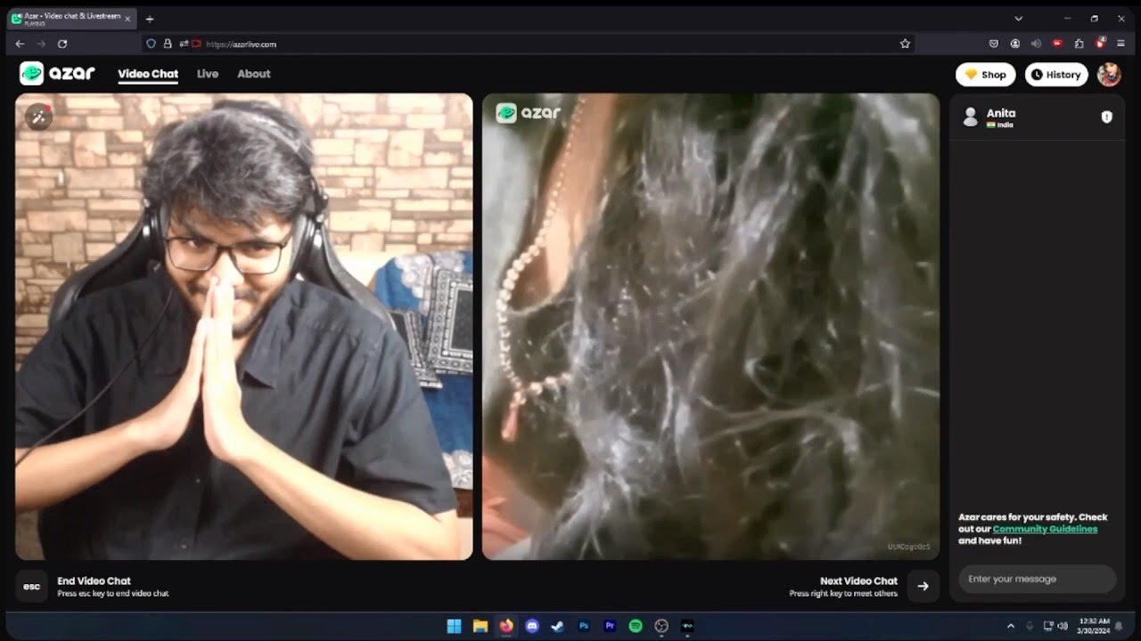 AZAR MASTI WITH SHAZIA MALIK  !moj   Dank Rishu Deleted livestream 29-03-2024