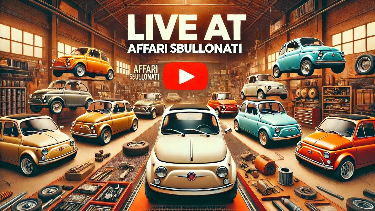 Guardate Quante Fiat 500 in lavorazione targate Roma!