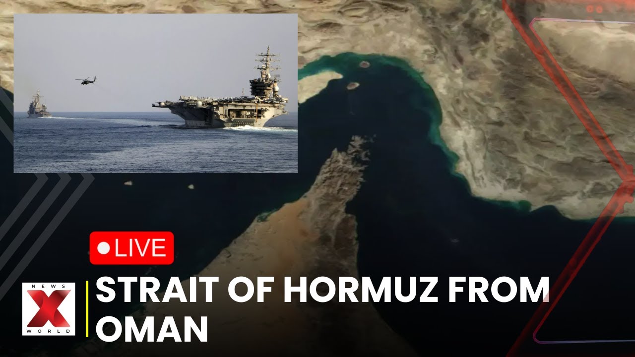 Strait of Hormuz LIVE: Ships Seen from Musandam Coast in Oman | NewsX World