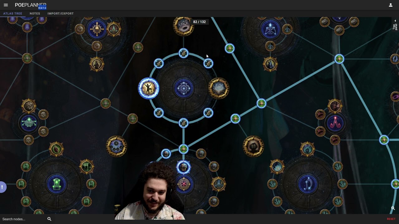 Path of Exile 3.22 My Starting Atlas.