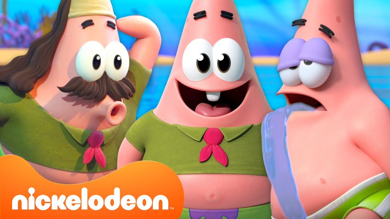 Kamp Koral | 30 MINUTOS dos Melhores Momentos do Patrick em Kamp Koral! | Nickelodeon em Português