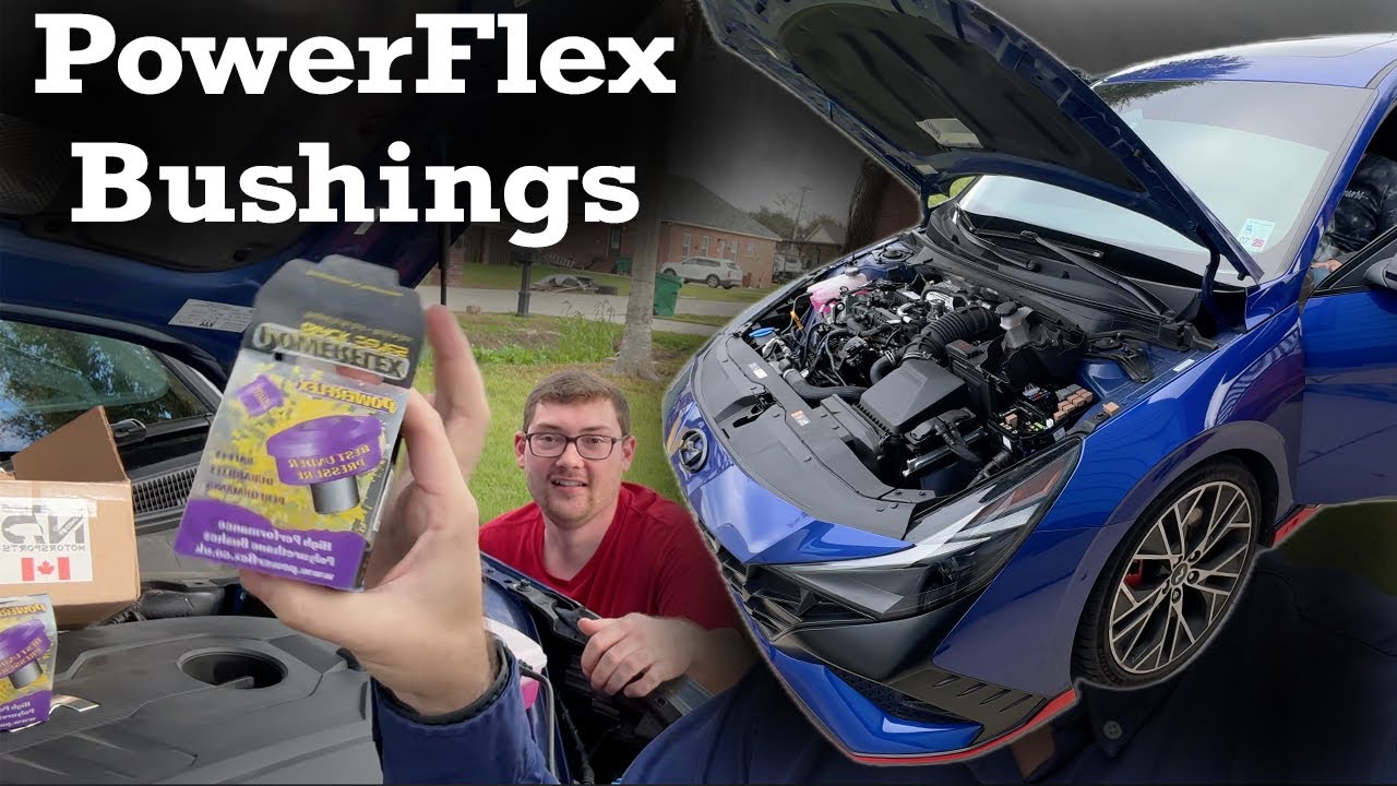 Elantra N получает вставки втулок двигателя/трансмиссии/крутящего момента PowerFlex!