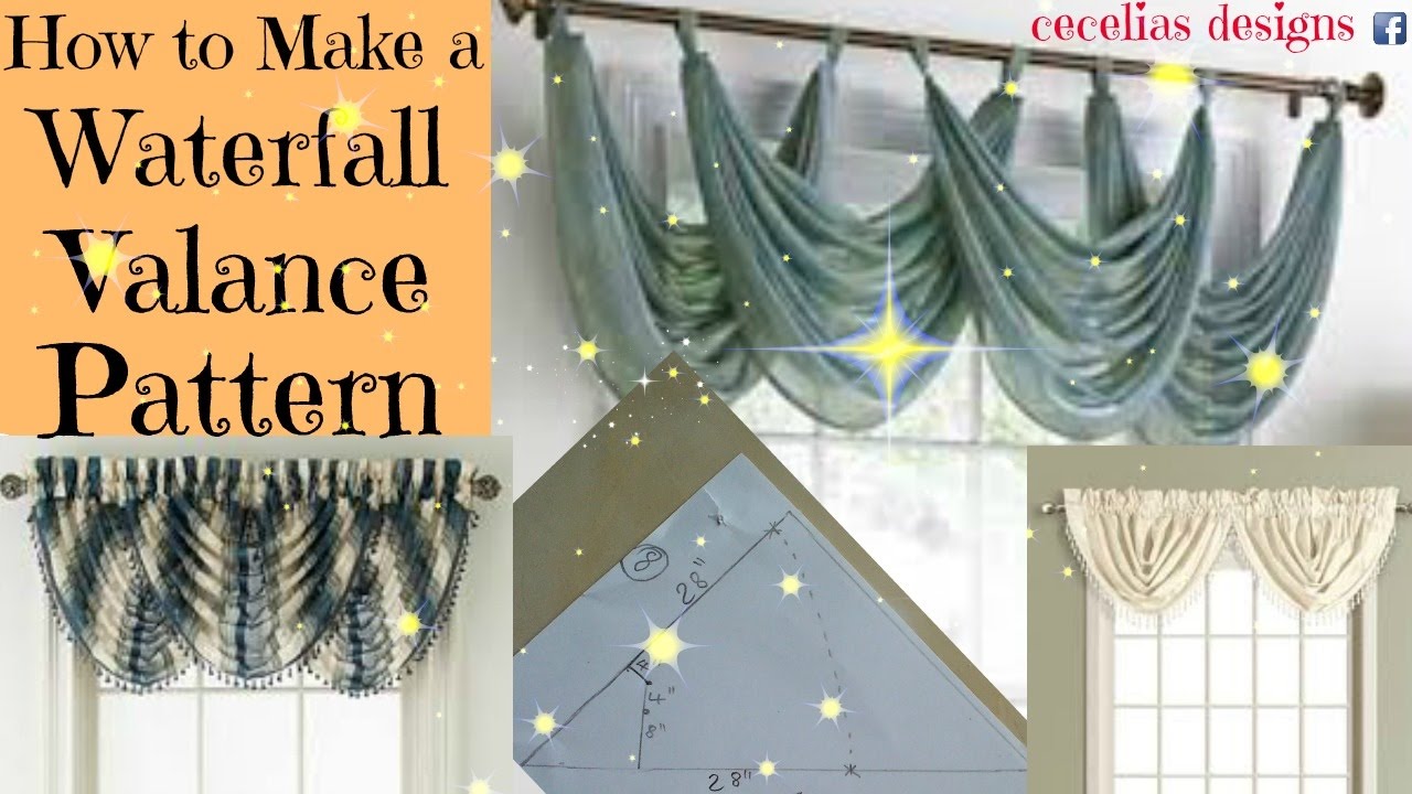 How to make a Waterfall Valance Pattern