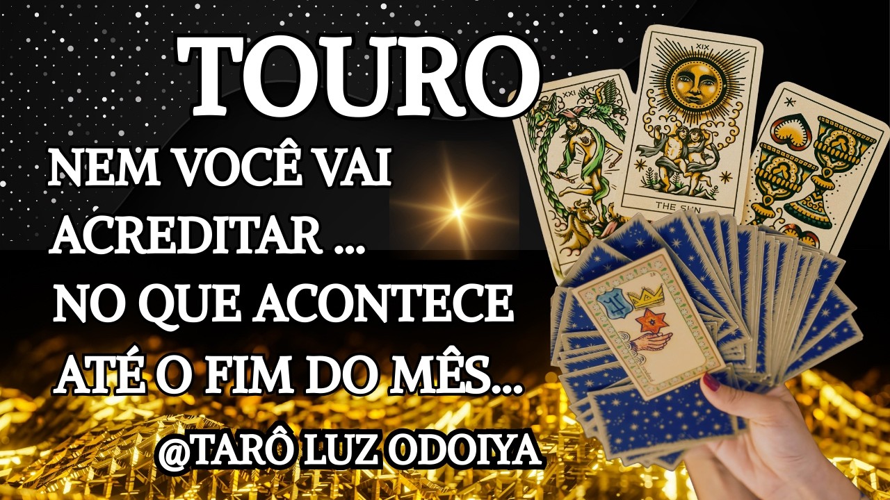 TOURO♉ VOCÊ RECEBERÁ UMA NOTÍCIA E VAI SE SENTIR GRATO… ISSO VAI MUDAR SUA VIDA