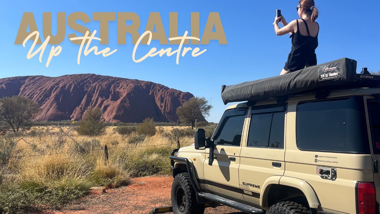 UP THE CENTRE OF AUSTRALIA + TITANIUM CARAVAN