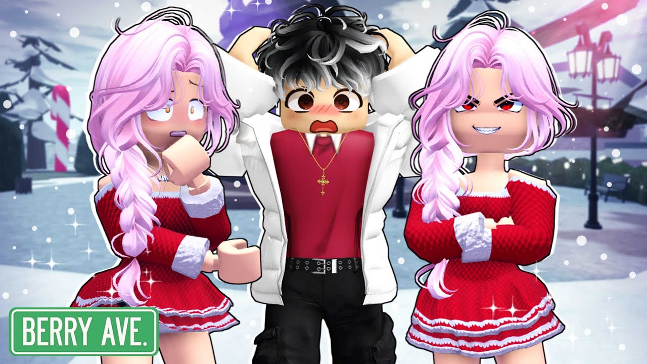 My perfect Christmas With My Crush Fell Apart When My Evil Twin Showed Up ( Berry Avenue Rp )