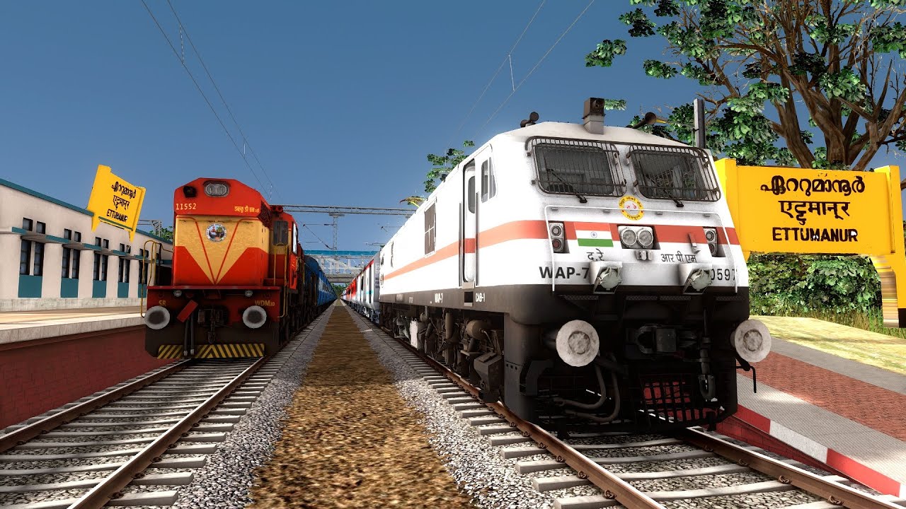 Railworks- venad express|| WAP7 Gaziabad|| @FASTLINEGAMES || TS2021